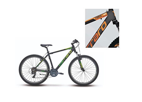 CARRARO FORCE 700 ERKEK DAĞ BİSİKLETİ 432H V 27.5 JANT 21 VİTES MAT ANTRASİT TURUNCU BEYAZ