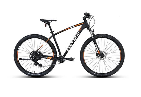 CARRARO DAYTONA 909 ERKEK DAĞ BİSİKLETİ 440H HD 29 JANT 9 VİTES MAT SİYAH BEYAZ TURUNCU