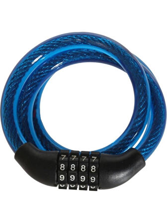 UMT CABLE LOCK KİLİT 12X1000 4 ŞİFRELİ HALAT KLT-241 MAVİ