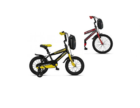 ÜMİT 1410 HOTSHOT-CANTA-V ERKEK ÇOCUK BİSİKLETİ 14 JANT ANTRASİT KIRMIZI