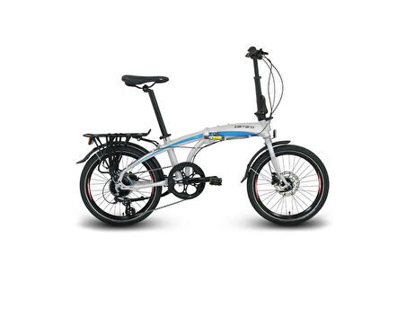 CARRARO FLEXI 108 HD KATLANIR BİSİKLET 320H 20 JANT 8 VİTES GÜMÜŞ TURKUAZ BUKALEMUN SİYAH KIRMIZI