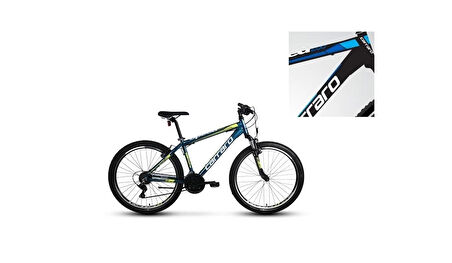 CARRARO SPEED 260 ERKEK DAĞ BİSİKLETİ 410H V 26 JANT 21 VİTES MAT SİYAH MAVİ KOYU MAVİ