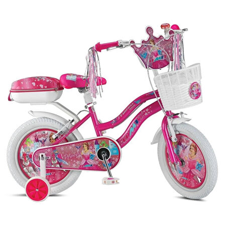 ÜMİT 1608 PRINCESS-SEPET-V-KIZ ÇOCUK BİSİKLETİ 16 JANT PEMBE