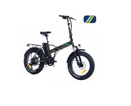 CORELLİ BROSTER VALCO FAT BIKE ELEKTRİKLİ KATLANIR BİSİKLET 42CM MD 20 JANT 7 VİTES METALİK MAVİ