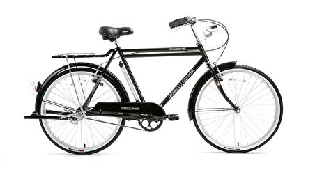 BİSAN ROADSTAR GL HİZMET BİSİKLETİ 58CM V 26 JANT NEX.3 VİTES  PARLAK SİYAH BEYAZ