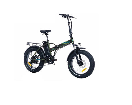CORELLİ BROSTER VALCO FAT BIKE ELEKTRİKLİ KATLANIR BİSİKLET 42CM MD 20 JANT 7 VİTES METALİK YEŞİL