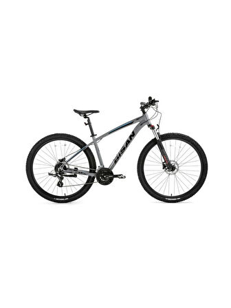 BİSAN MTX 7300 ERKEK DAĞ BİSİKLETİ 43 CM HD 26 JANT 24 VİTES METALİK GRİ MAVİ