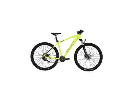 BİSAN MTX 7500 CUES ERKEK DAĞ BİSİKLETİ 48 CM HD 29 JANT 18 VİTES NEON SARI BEYAZ SİYAH