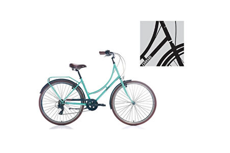 CARRARO MODENA KADIN ŞEHİR BİSİKLETİ 460H V 28 JANT 7 VİTES SİYAH BEYAZ