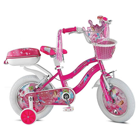 ÜMİT 1408 PRINCESS-SEPET-V-KIZ ÇOCUK BİSİKLETİ 14 JANT PEMBE