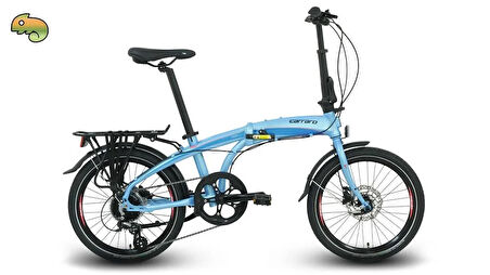 CARRARO FLEXI 108 HD KATLANIR BİSİKLET 320H 20 JANT 8 VİTES MAVİ YEŞİL BUKALEMUN SİYAH KIRMIZI