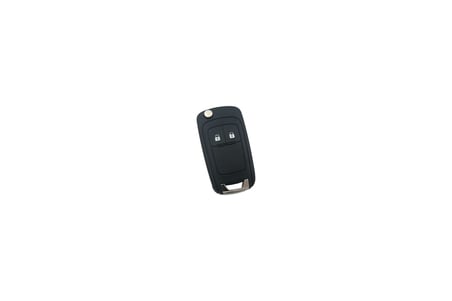 AutoHan Keys Astra J, Insignia, Corsa E için 2 Butonlu Anahtar Kabı, Siyah, Anahtar Kasası