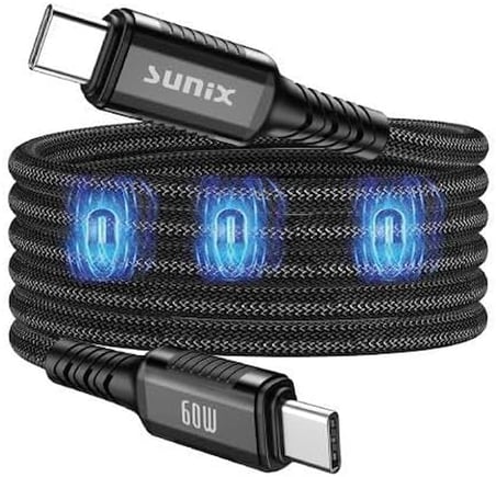 60W Mıknatıslı Usb-C Data ve Şarj Kablosu IP-25