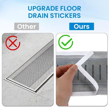Jouis Mutfak Lavabo Duşakabin Küvet Süzgeci Saç Toplayıcı Banyo Gider Tıkanma Önleyici Elek Kesilebilir PVC File, Herhangi Bir Uzunlukta Kendin Yap Kullan At Duş Tahliyesi Kapak Süzgeci 4 Metre