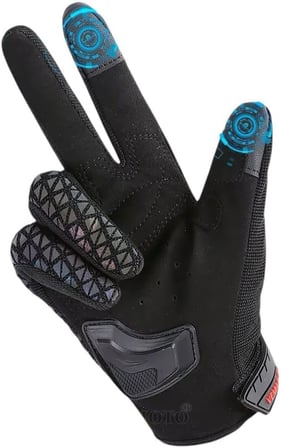 Motosiklet eldiveni tam korumalı Reflektörlü Dokunmatik Uyumlu Unisex premium Motor Eldiveni MR-G4
