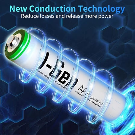 G490 4'lü Pil Şarj Aleti + 4 Adet AAA 900 mAh İnce Şarjlı Kalem Pilli Set 1.2V Ni-MH