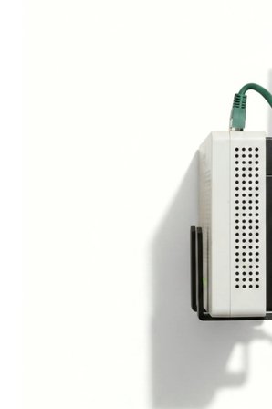 Kendinden Yapışkanlı Kırmızı Duvara Asılabilir Modem ADSL WiFi Router Saklama Duvara Montaj Kutusu Organizer Raf