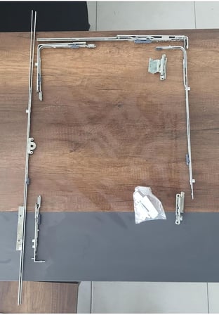 AZRAYAPI T&amp;T Marka 400-650 x 750-1250 Pvc Pimapen Pencere Çift Açılım Seti (Açıklamayı Mutlaka Okuyunuz)