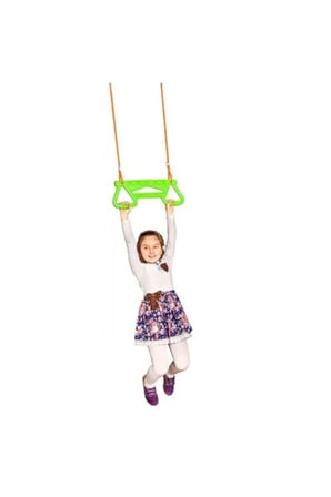 İkili Oyun Set Büyük Boy Emniyet Kemerli Salıncak  Ve Barfiks Oyuncağı