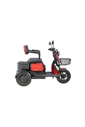 APEC Apm2 Elektrikli 3 Tekerlekli Motosiklet (KAYAN KOLTUK 2 KİŞİLİK)