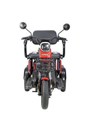 APEC Apm2 Elektrikli 3 Tekerlekli Motosiklet (KAYAN KOLTUK 2 KİŞİLİK)
