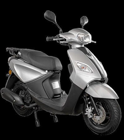 PS5 BENZINLI SCOOTER 125 cc GUMUS GRI