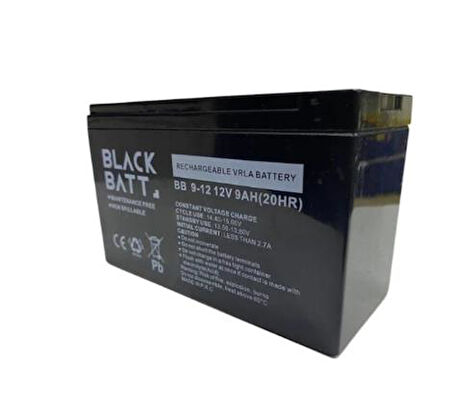 BLACK BATT 12V 9AH