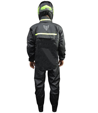 VEXO YAĞMURLUK ALT- ÜST  TAKIM SİYAH  [ M ] 56003M