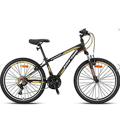MAGNUM - 26  - MTB - 15' - 21 Vites - M.Disc - Mat Siyah-Neon Turuncu/Gri