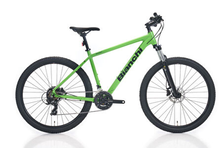 ALU MAGMA 430H 27.3 TOURNEY 3X7SP HD /4L YS7449 GREEN - YS728 BLACK GLOSSY