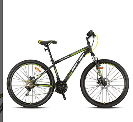 MAGNUM - 26" - MTB - 15' - 21 Vites - V.B - Mat Siyah-Yeşil/Gri