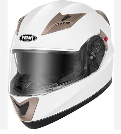 YEMA ÇENE AÇILIR KASK BEYAZ L