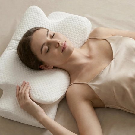 Viscoday Royalrelax Ortopedik Visco Yastık Boyun Fıtığı Boyun Ağrısı Destekli Güzellik Yastığı 