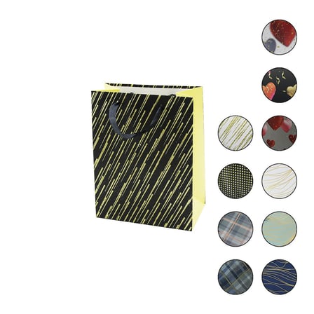 12 ADET KÜÇÜK=18 X 23X 10CM  HEDİYELİK KARTON ÇANTA  RENKLİ DESENLİ   SİMLİ - SİMSİZ   KURDELA - İP KULP (5671) gotlthmngoxx