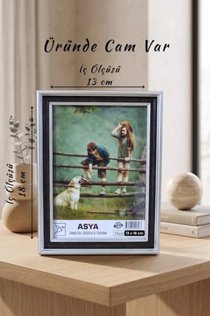 Adalar Serisi 13 x 18 Fotoğraf Çerçevesi Camlı Dekoratif Duvar & Masa Tipi Plastik Çerçeve