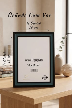 Adalar Serisi 13 x 18 Fotoğraf Çerçevesi Camlı Dekoratif Duvar & Masa Tipi Plastik Çerçeve