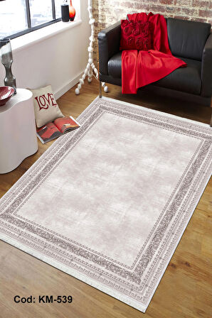 Pamuk Dokuma Taban Kaymaz Yıkanabilir Klasik Desenli  Salon Halısı Mutfak Halısı Koridor Halısı