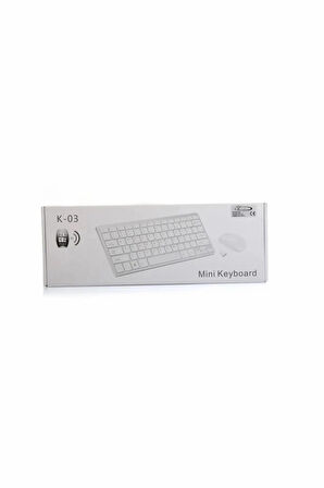 Kingboss Kablosuz Türkçe Q Klavye + Mouse Set 2.4ghz Siyah