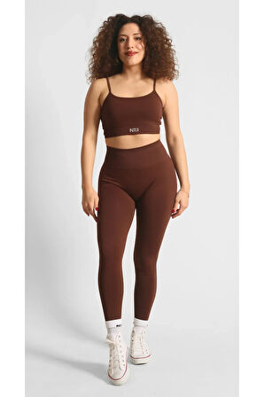 Ntb Yüksek Bel Kalça Toparlayıcı Dikişsiz Scrunch Tayt