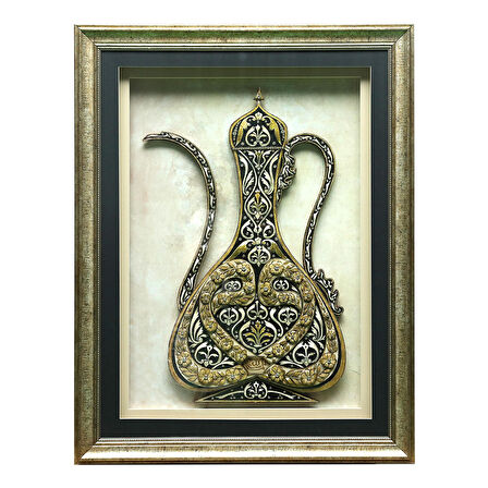 e38 EL İŞÇİLİĞİ KAĞIT ROLYEF TABLO 66x85  cm - 6225