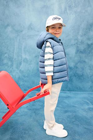 Erkek Bebek Su Geçirmez Tafta Yelek