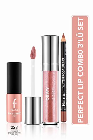 Flormar Perfect Lip Combo 3'lü Dudak Makyajı Seti