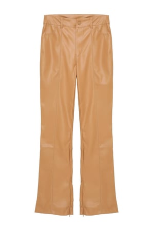 Deri Pantolon Camel