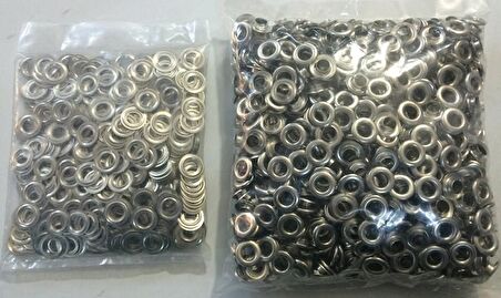Branda Kenarı 24 No Sac Metal Pullu Kuş Gözü-Kapsülü (1000 Takım)