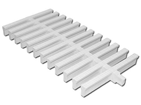Sinada Havuz Savak Kanal Izgarası Plastik 15 cm Tek Geçme (10 metre)-ToptancıyızBiz