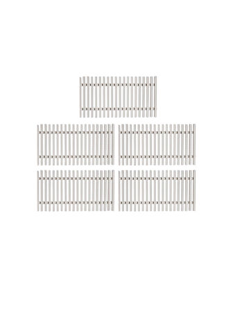 Sinada Havuz Savak Kanal Izgarası Plastik 20 cm Çift Geçme (5 metre)-ToptancıyızBiz