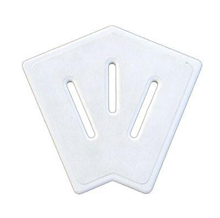 Sinada Havuz Savak Kanal Köşe Parçası Plastik 20 cm 45° (2 Adet)  -ToptancıyızBiz