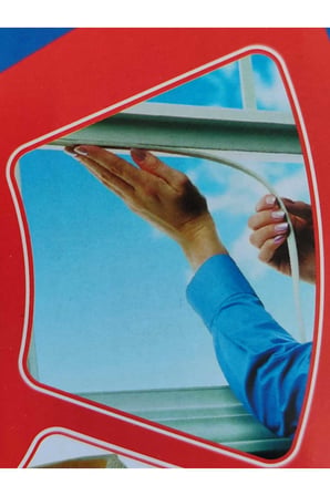 Kendinden YapışkanlıKalın Kapı Pencere Soğuk İzolasyon Bandı Fitili 25x2= 50 METRE (KAHVERENGİ)
