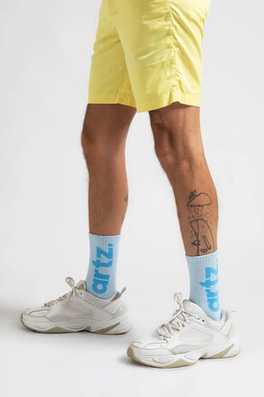 Essentials artz. 6Pack Unisex Spor & Lifestyle Havlu Taban Organik Pamuklu 6'lı Çorap Seti