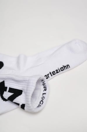 Essentials Off-White Beyaz Unisex Spor & Lifestyle Havlu Taban Organik Pamuklu Çorap 3'lü Paket